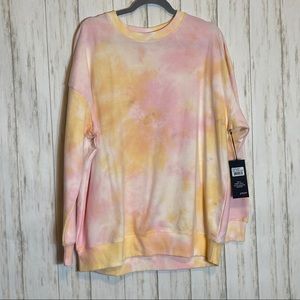 WildFox Cotton Candy Tie Dye Sweatshirt